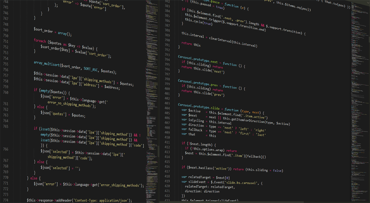 Coding workspace